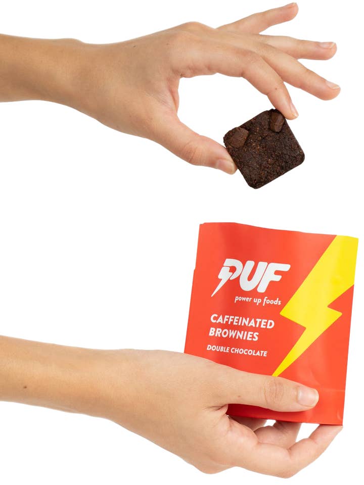 Caffeinated Double Chocolate Brownies for wholesale by Power Up Foods