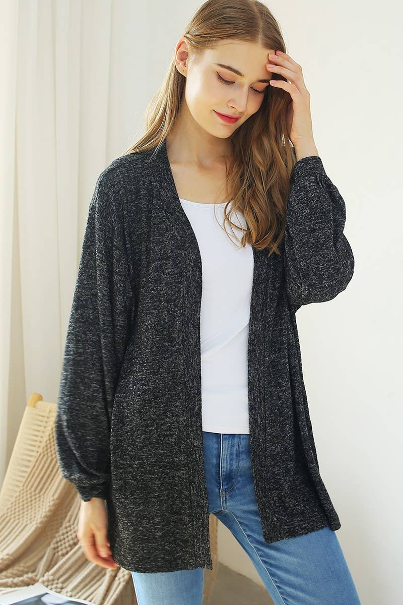 NINEXIS - Vente Cardigan – femme - CARDIGAN EN TRICOT DOUX ET CHAUD À COUPE AMPLE CWOCAL156-M_M_19