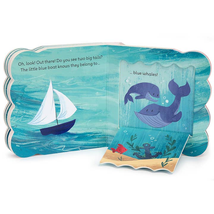Cottage Door Press - Wholesale Book - Kids - Little Blue Boat Lift-a-Flap Board Book