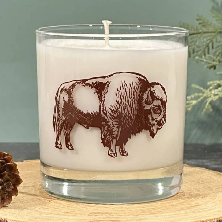 Bison Candle - Oak Ember Blend - 10oz for wholesale by Counter Couture