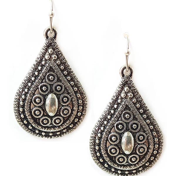 Jewelry Max - Wholesale Dangle Earrings - ( E143 ) METAL TEARDROP EARRING0