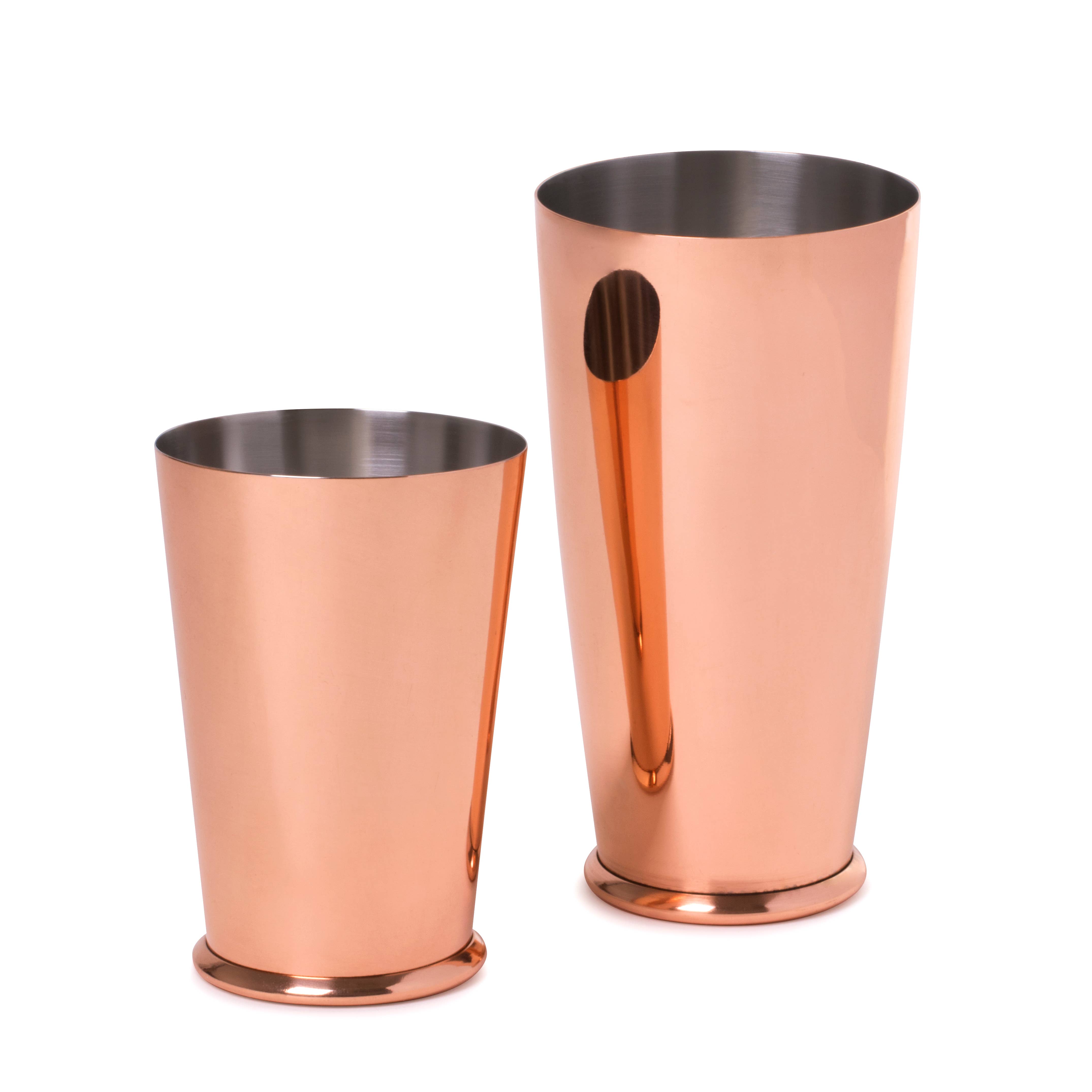 Cocktail Kingdom – Großhandel Cocktailshaker – Set mit schweren Schütteldosen von Leopold®, verkupfert1