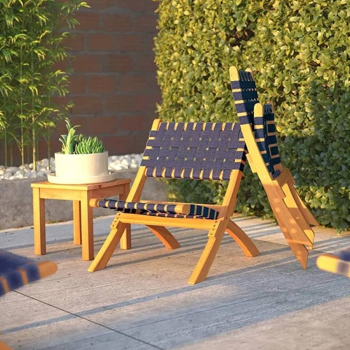 JANEIRO Acacia and Nylon Chair for wholesale by Nordlys