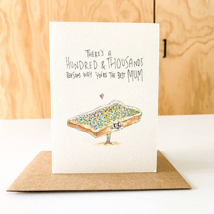 Well Drawn – wholesale Mother’s Day card – There's a Hundred and Thousands of Reasons why you're the Best Mum6