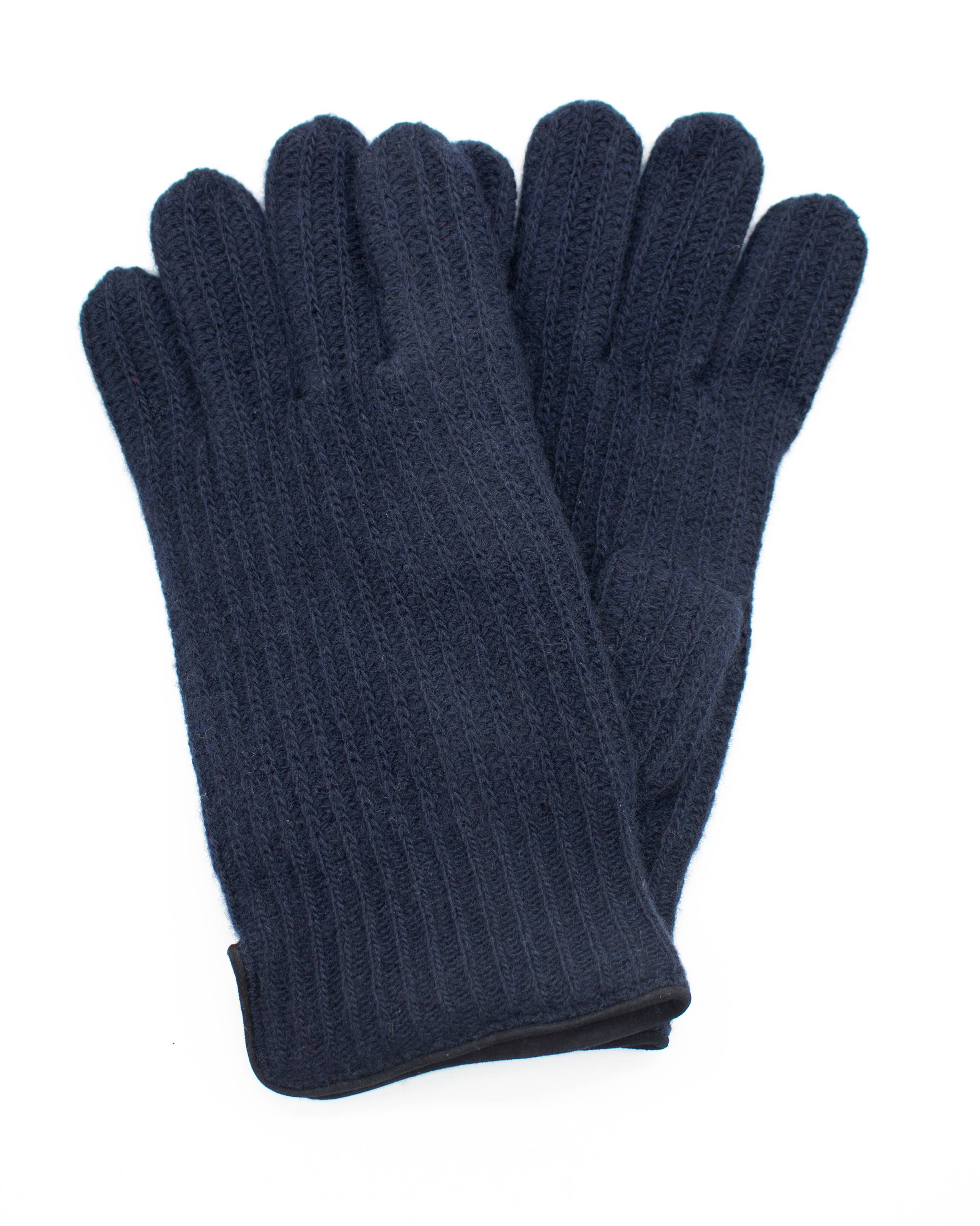 Portolano - Wholesale Gloves - Men's - MEN'S CASHMERE GLOVES WITH SUEDE PIPING1