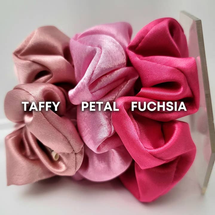 Blush Pop Creations - Wholesale Scrunchie - Women's - WHOLESALE SOFT SATIN SCRUNCHIE - CHOOSE YOUR FAVORITES1