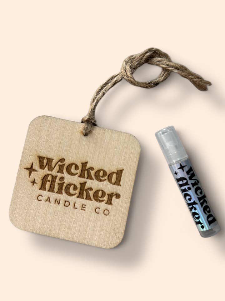 Air Freshies for wholesale by Wicked Flicker Candle Co.