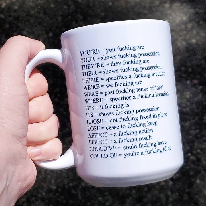 The Craft Room - Wholesale Coffee Mug - Grammar Mug0