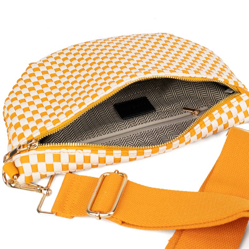 Babs + Birdie - Vendita all'ingrosso Marsupio - Donna - La Fiona | Marsupio a Quadri Intrecciato (10 Colori)29