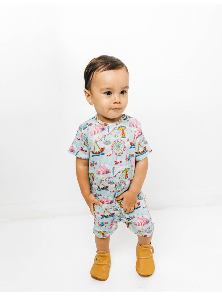 Pipsqueaks Clothing Co - Wholesale Jumpsuit - Baby - That Aint Fair Short Romper1