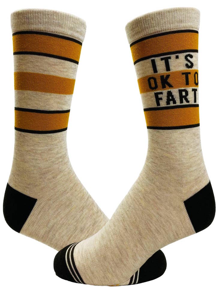 Youth It's Ok To Fart Socks Calcetines divertidos para pedos para niños al por  mayor para tu tienda - Faire España
