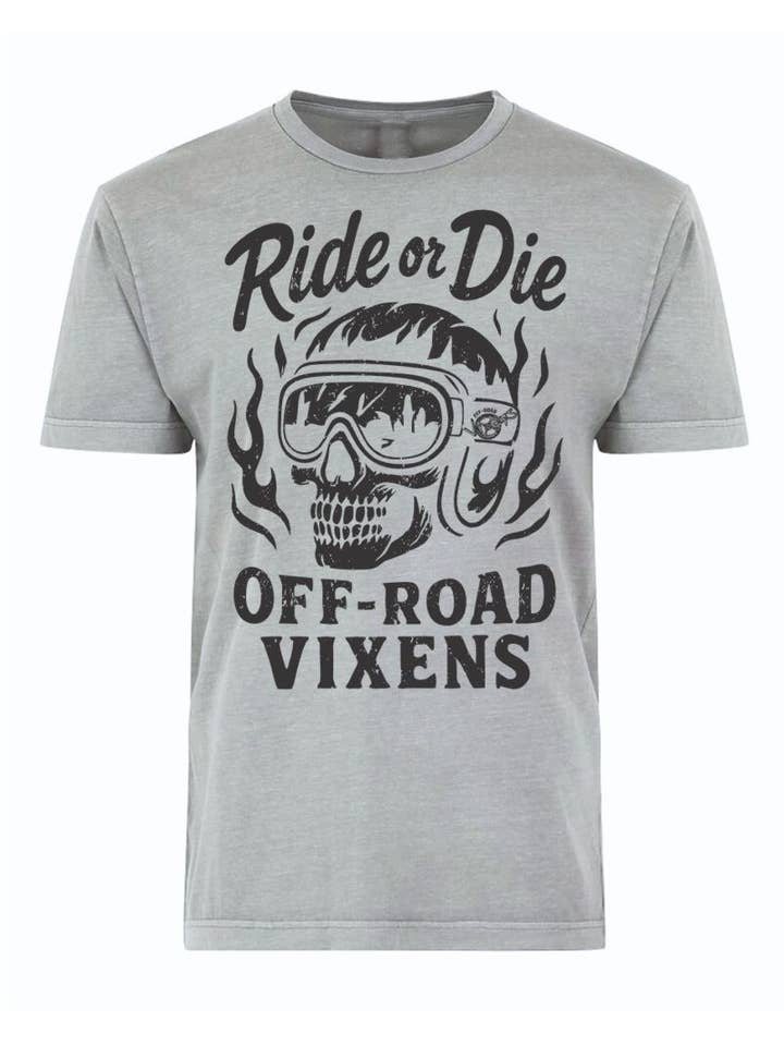 Off Road Vixens Clothing Co. - Wholesale Screen Printed T-Shirt - Women's - Raise Hell Vintage Tee3