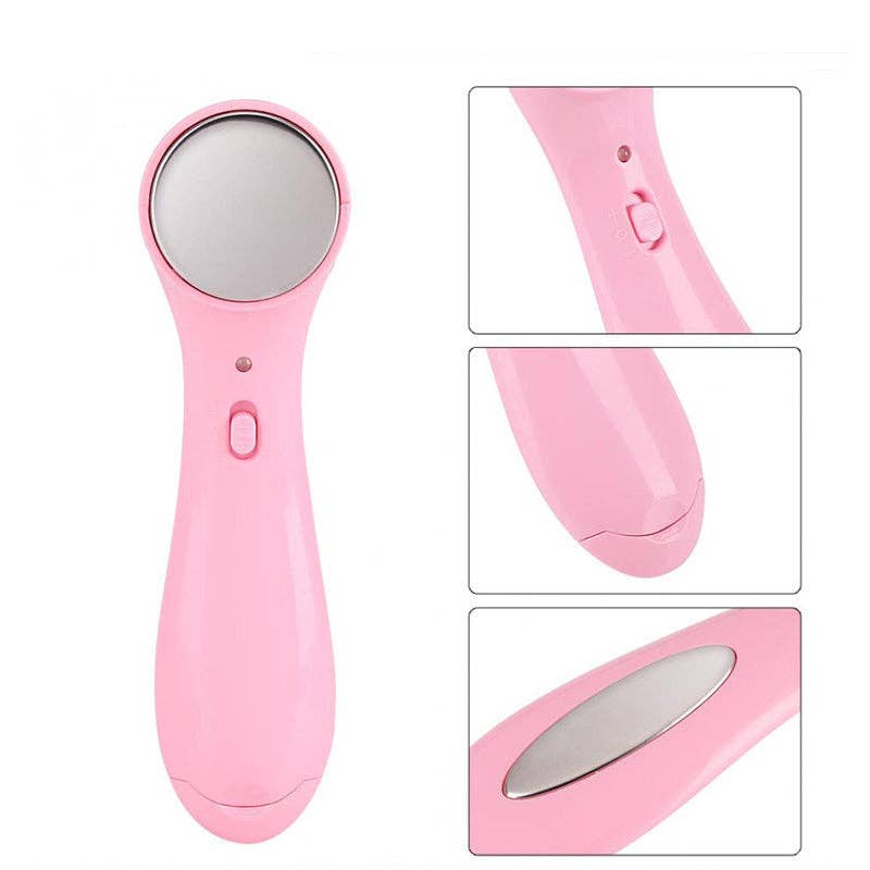 Savoy Active – Großhandel Gesichtspflege-Set – Ultraschall-Ionen-Gesichtsmassagegerät - Pink1