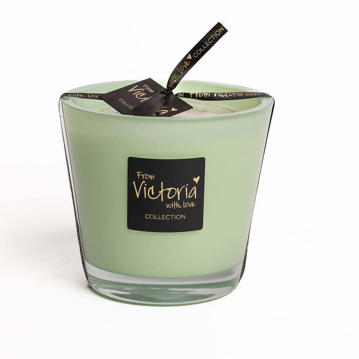 VictoriaWithLove - Wholesale Novelty Candle - Glossy Mint Scented Decorative Candle - Design1