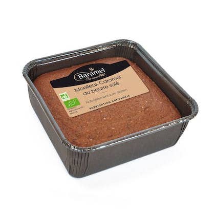 Salted caramel cake - 130g for wholesale by Baramel