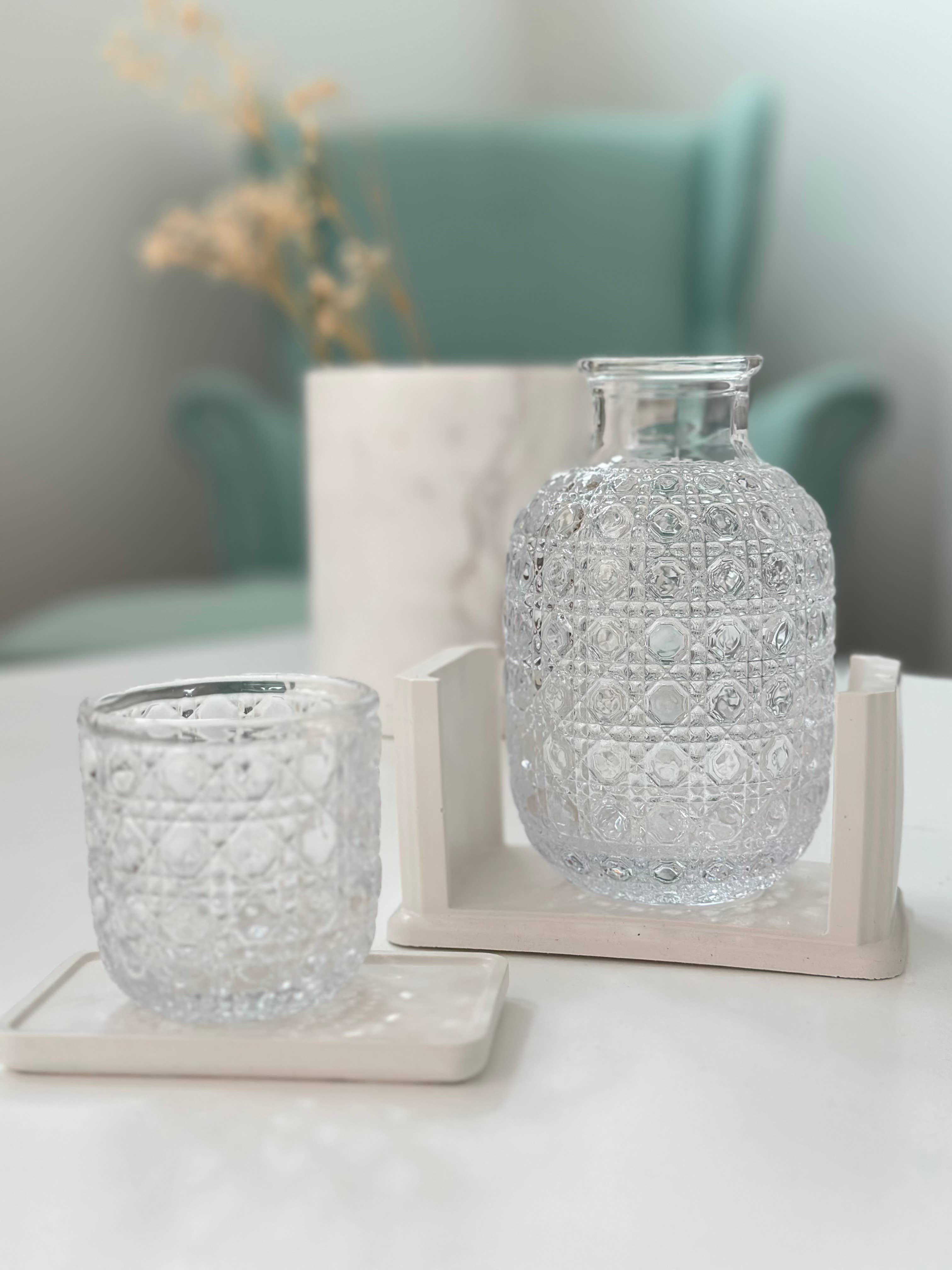 Somone Studios - Wholesale Carafe - Carafe Glass and Holder Set5