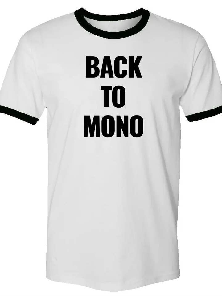 "Herren Vintage Ringer T-Shirt 'Back To Mono'" für den Großhandel von Amp'd Apparel Company