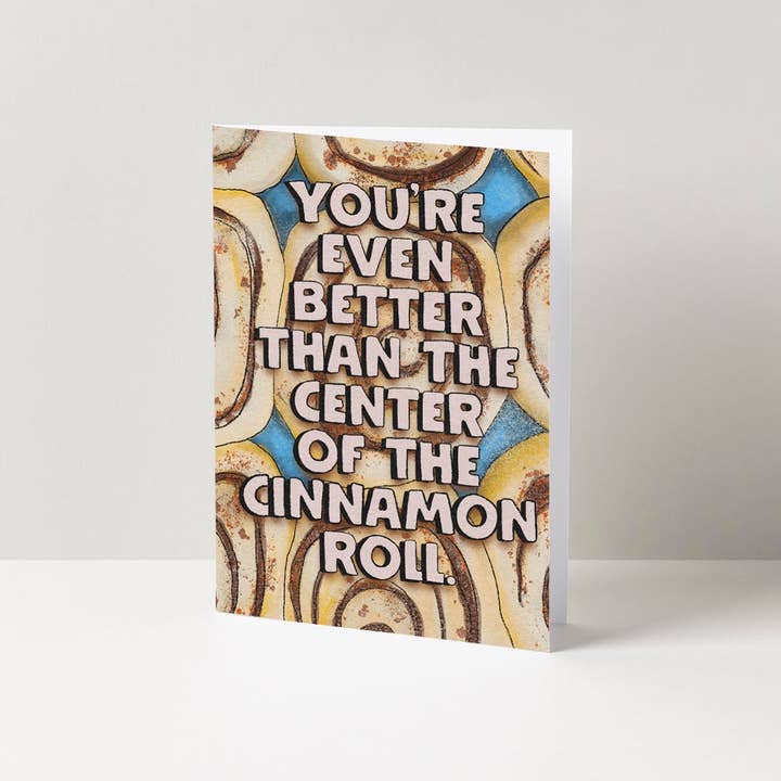 Pretty Good Cards - Venta al por mayor Tarjetas de amor - Tarjeta de Rollo de Canela