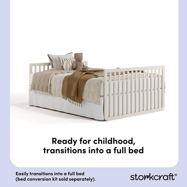 Storkcraft - Wholesale Bed - Kids & Baby - Storkcraft® Amalfi™ Deluxe 5-in-1 Convertible Crib with Bonus Toddler Guardrail49
