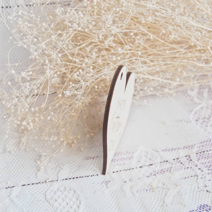 KendollMade - Wholesale Gift tag - Happy Mother's Day Heart Wood Gift Tags, Gift Ideas for Mom2