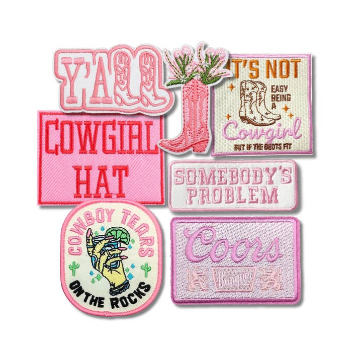 Collection de Patchs Western - Ensemble de 7 pour la vente par Love, Paige Designs