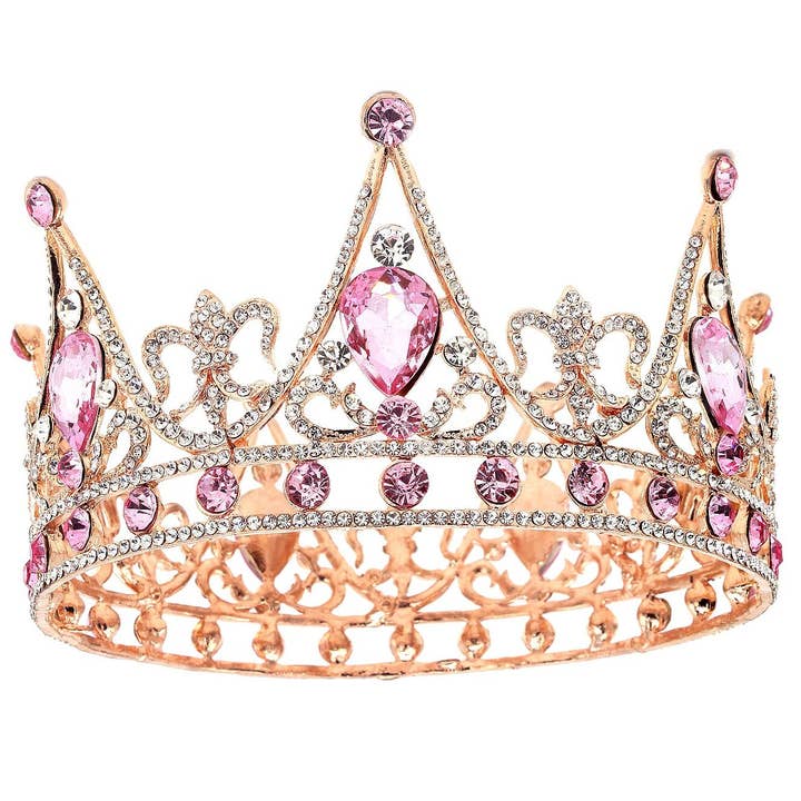 Triangle Mountain Top Rhinestone Crown for wholesale by Diacly