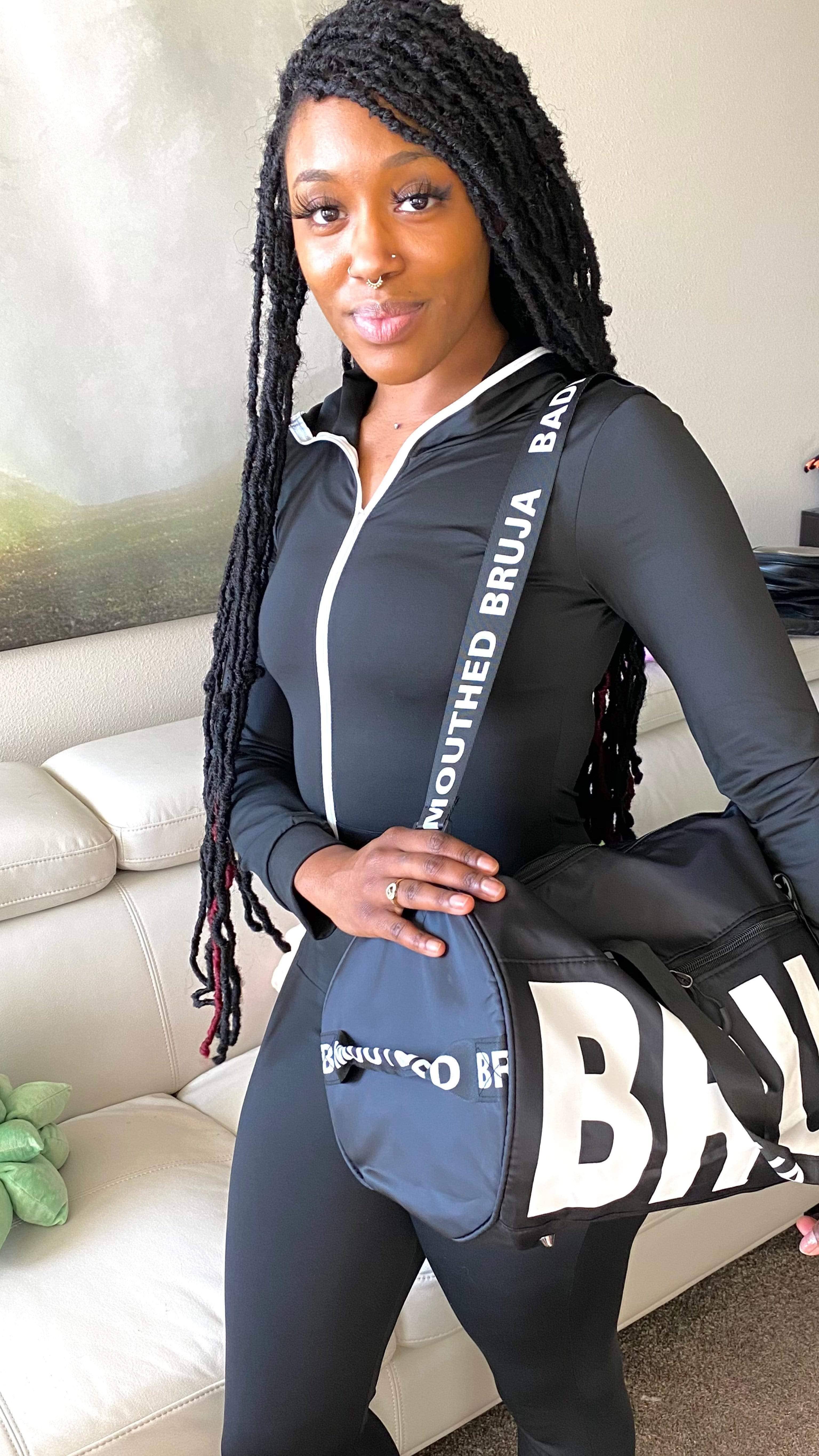 Badmouthed Bruja - Wholesale Weekender Bag - Women's - Bruja Duffle- Purple3