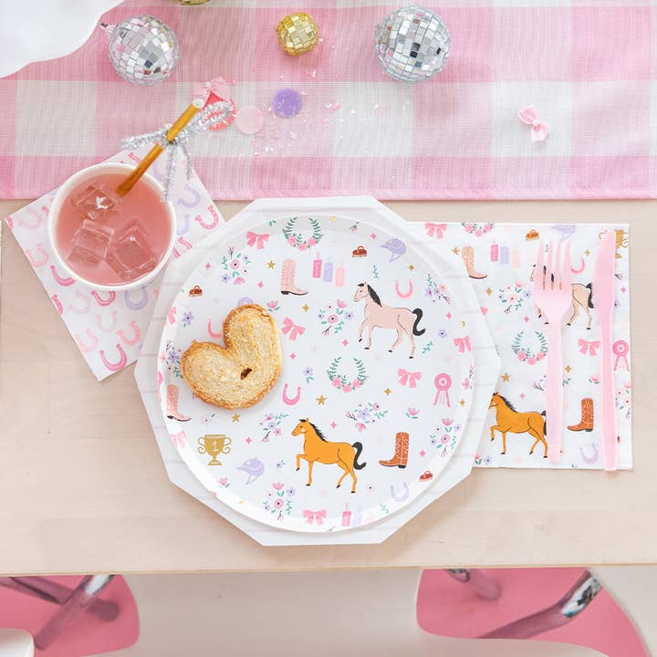 Jollity & Co. + Daydream Society - Wholesale Disposable Plate - Pony Tales Small Plates