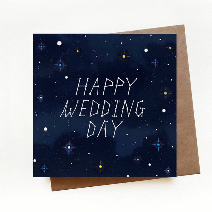 Wedding Constellations Card for wholesale by Paperwhale Cards & Paper Goods