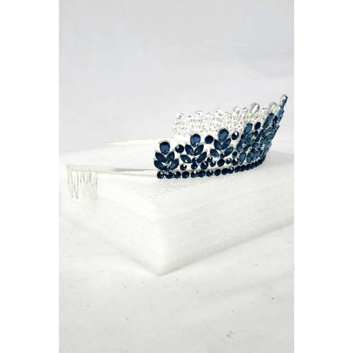 Chicas - Wholesale Tiara - Women's - Metal tiara with jewel rhinestones, one size fits all HT97119