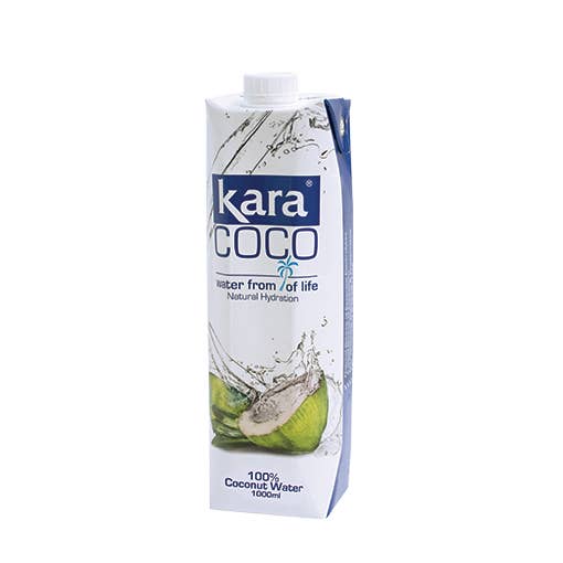 Kara Coconut Water (Natural Hydration) - 12 Packs/Case, 1,000 ml(33.8 Fl oz) for wholesale by Takari International, Inc.