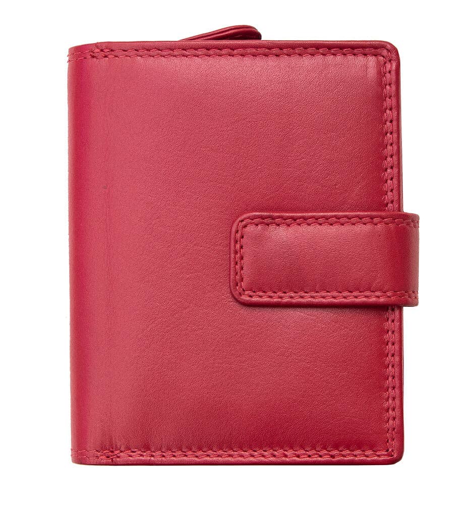 PRIMEHIDE - Vente Portefeuille – femme - Petit sac à main en cuir à trois volets Verona - 231118