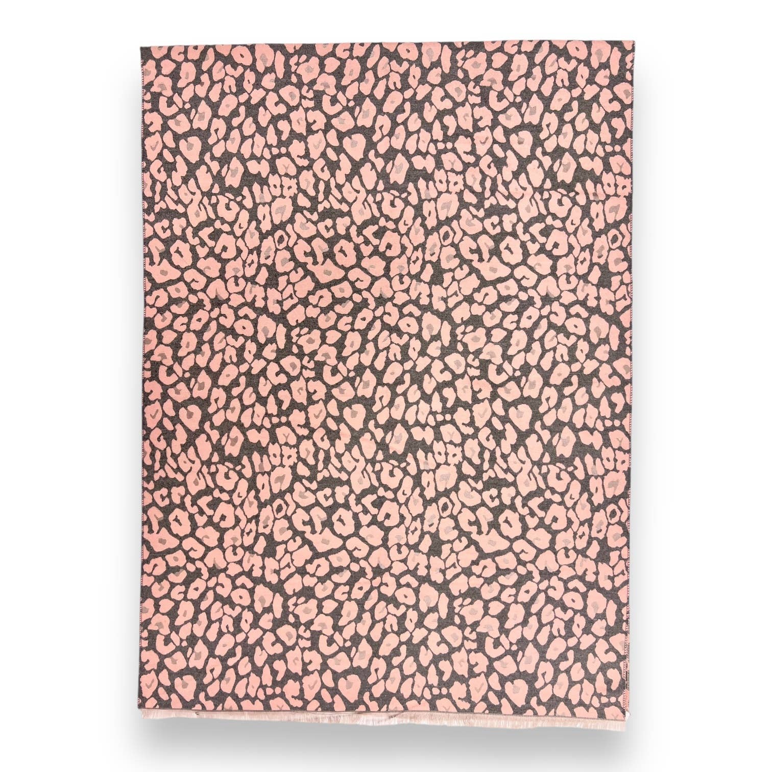 London Scarves – Großhandel Schal – Damen – Winter-Schal mit Leopardenmuster und Fransenabschluss5