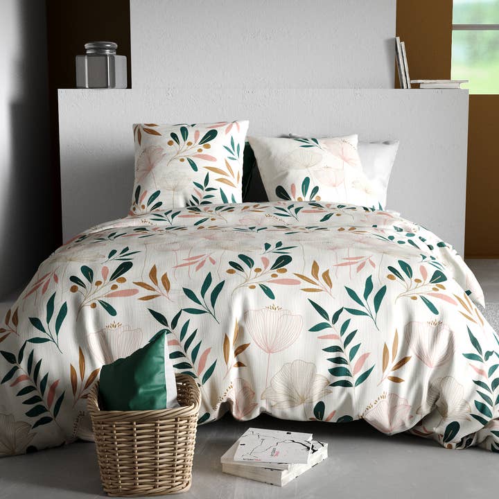 Conjunto de Capa de Edredão 3pcs 100% Algodão 57 fios Kalypso por atacado de Atelier Du Coton