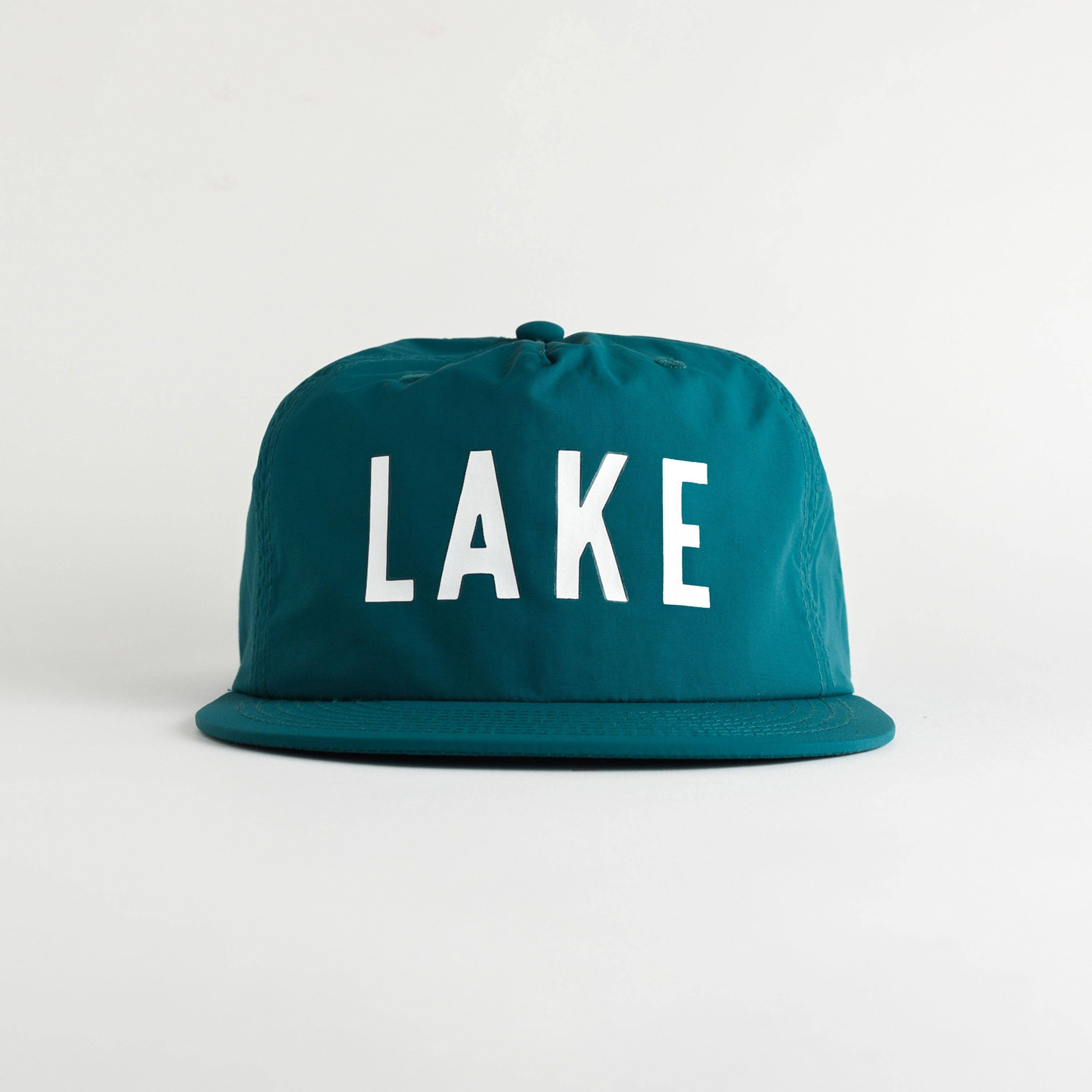 Endless August Supply Co. - Wholesale Flat Brim Cap - Unisex - Lake Recycled Nylon Hat4