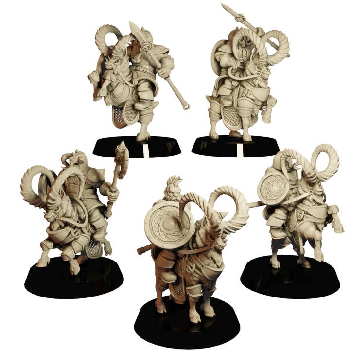 Nains sur Bélier pour la vente par Forg3d