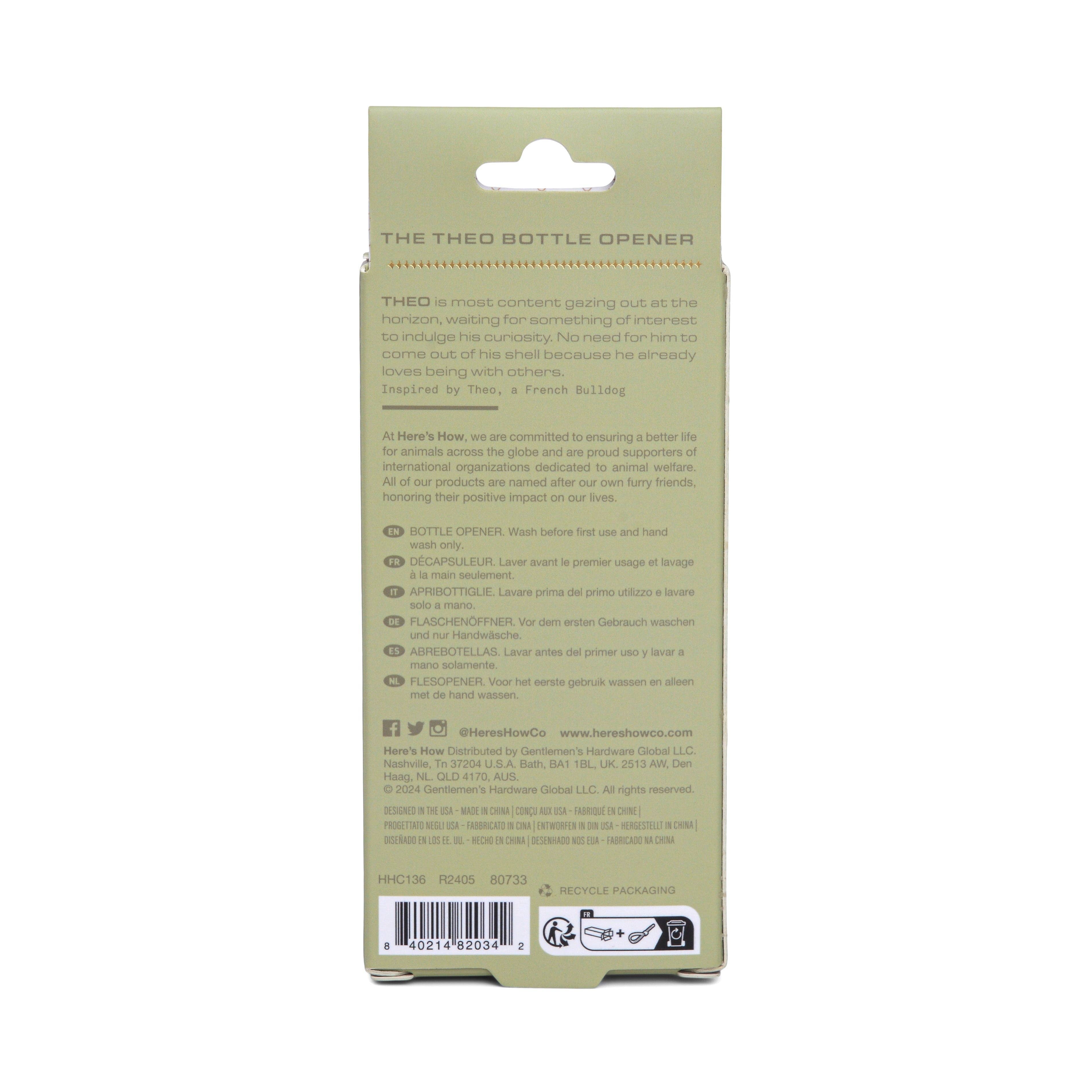 Designworks Collective – wholesale Bottle/wine opener – Here's How "The Theo" Shell Bottle Opener1