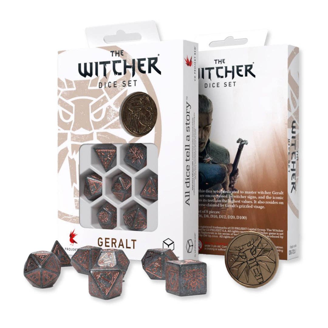 Cardshouse - Wholesale Dice - The Witcher Dice Set. Geralt Q-WORKSHOP0