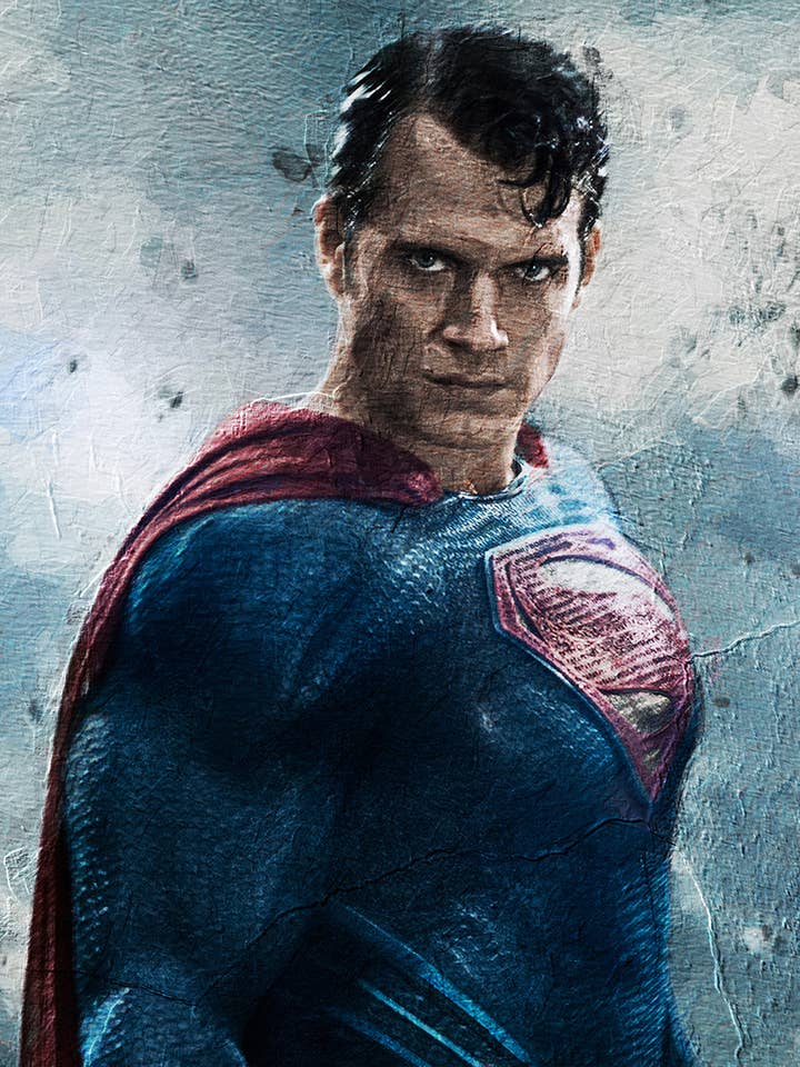 Heroes & Villains Superman n.º 1 letrero de pared de madera 20x16" para venta al por mayor de The Shizzle Print Co