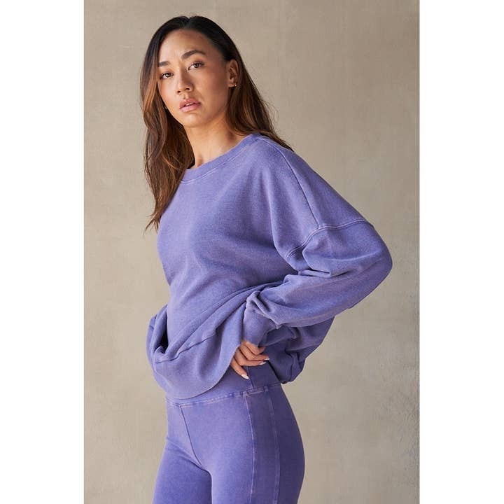 Pullover tröja med rund hals för wholesale av lalamia