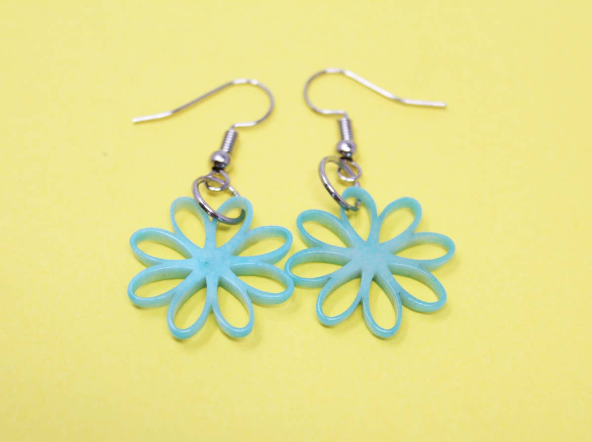 Muichic Natural Jewelry - Wholesale Dangle Earrings - Flowers Tagua Earrings Handmade Fairtrade Lightweight10