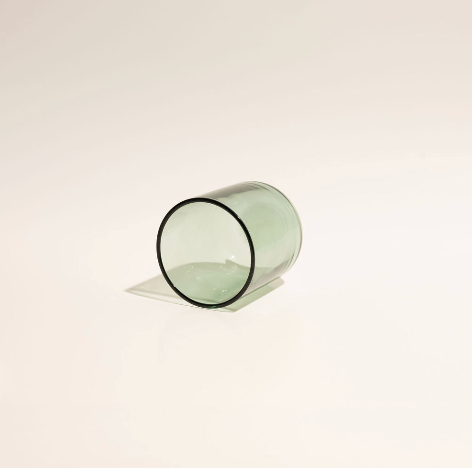 Hive and Honey Candle Supply - Wholesale Candle Holder - 8 oz Transparent Green Candle Jar1