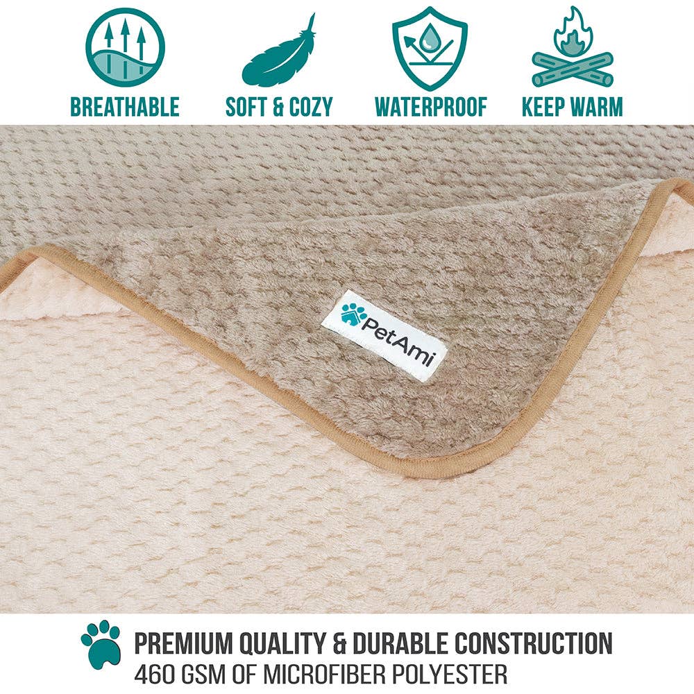 PetAmi – wholesale Pet blanket – Cat/dog – Waterproof Waffle Textured Pet Blanket25