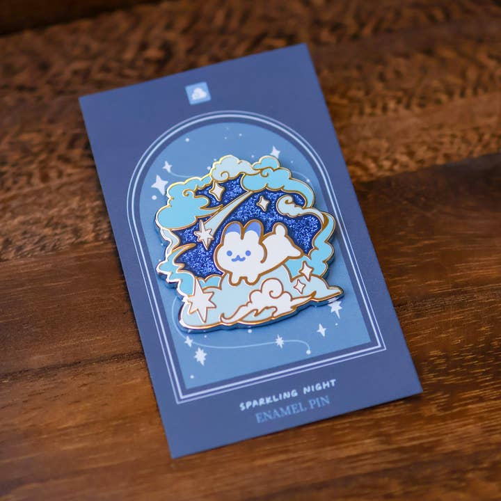 Enamel Pin - Sparkling Night for wholesale by Thousand Skies