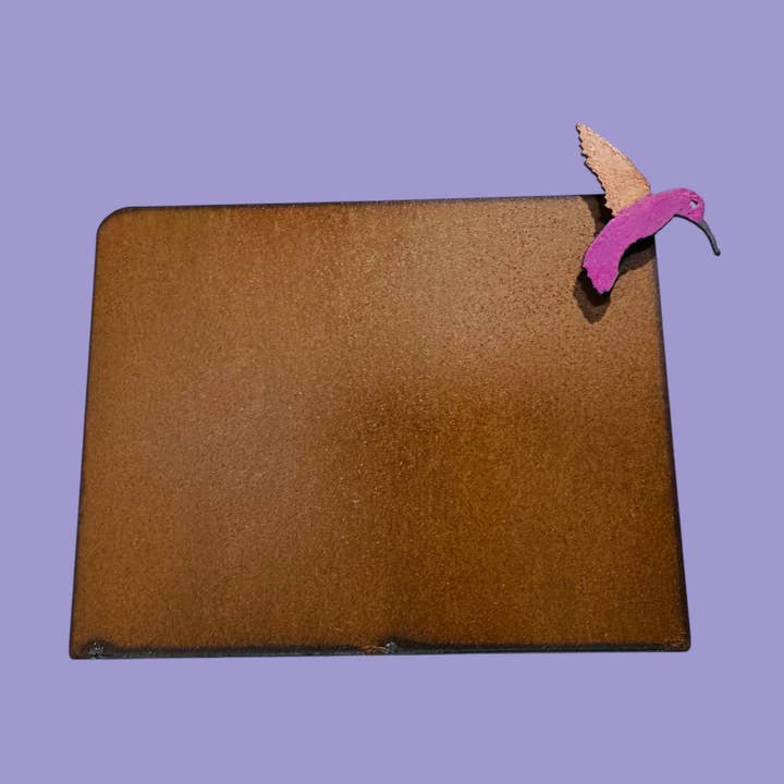 Hummingbird picture frame metal gallery gifts garden unique for wholesale by Whimsies