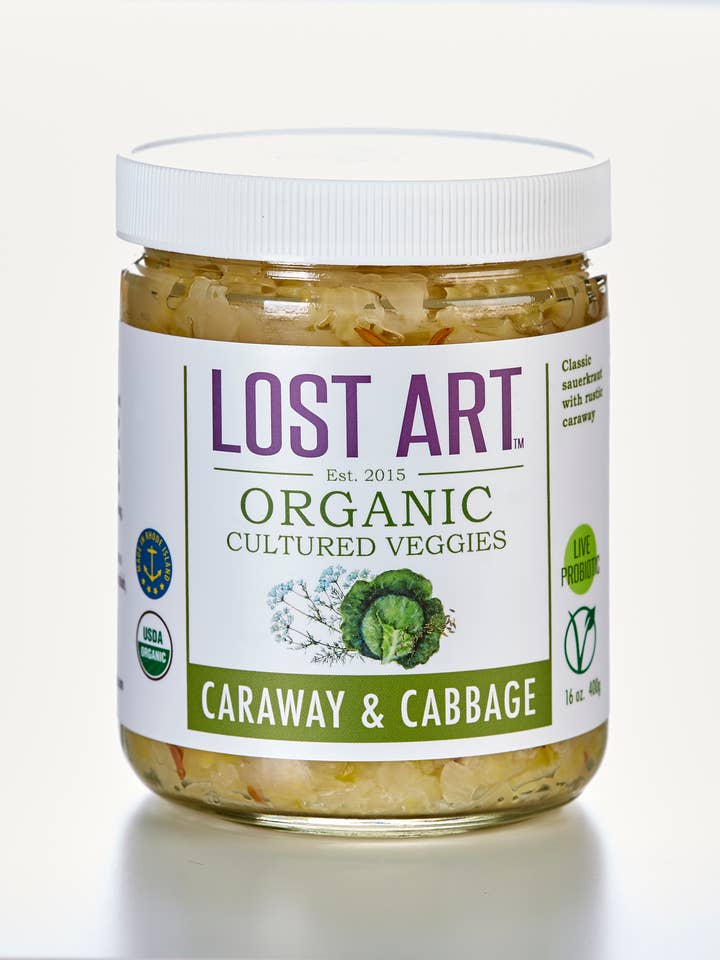Kohl und Kümmel (Bio/Koscher) für den Großhandel von Lost Art Cultured Foods