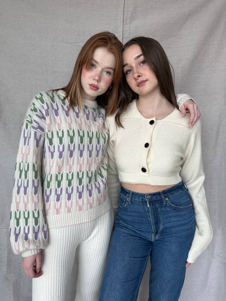 Candy Crush Sweater for wholesale by Sashū The Label