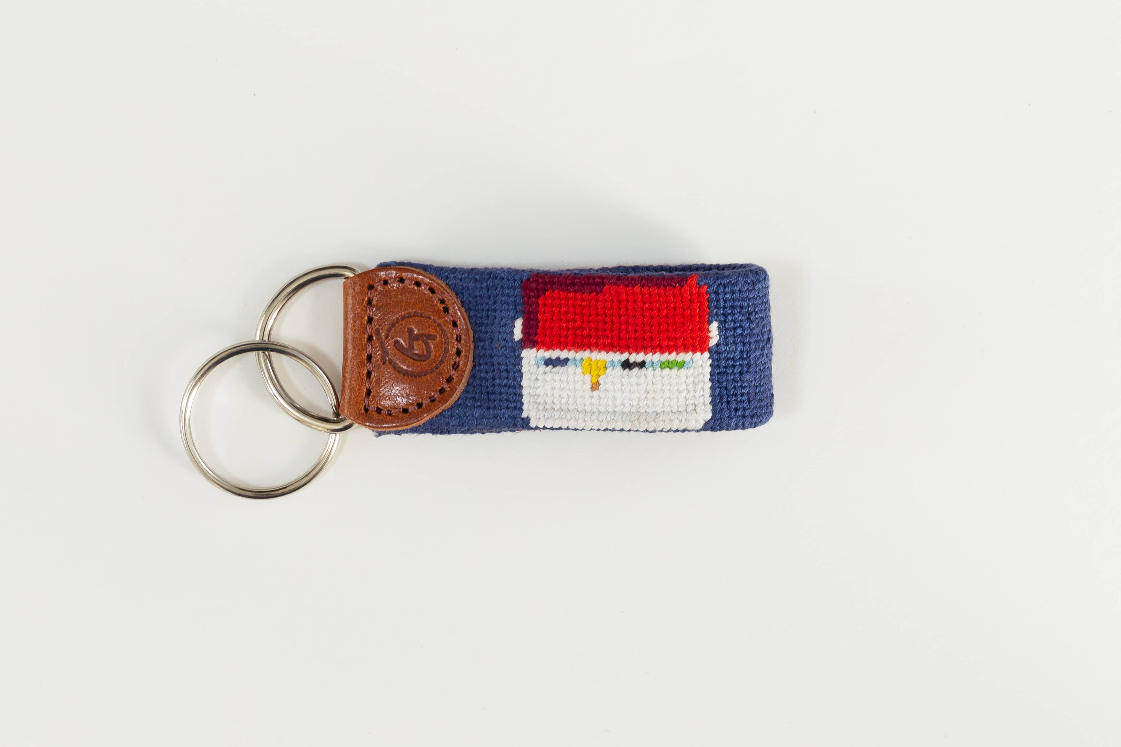 Good Threads - Wholesale Keychain - Unisex - Tailgate Lovers Needlepoint Keychain1