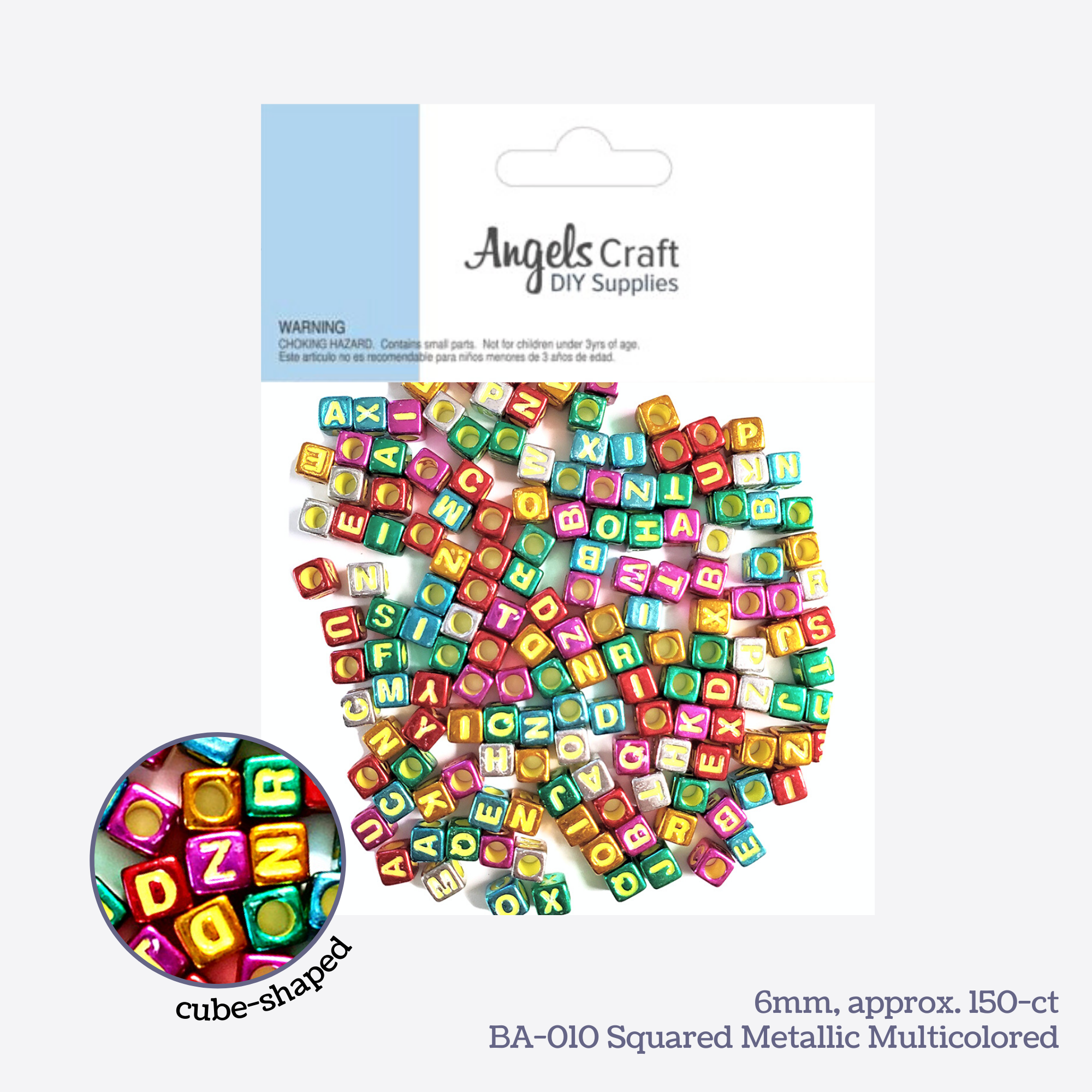 Angels Craft – Engroshandel Perler – Alfabet perler, assorterede figurer, 5-12mm1