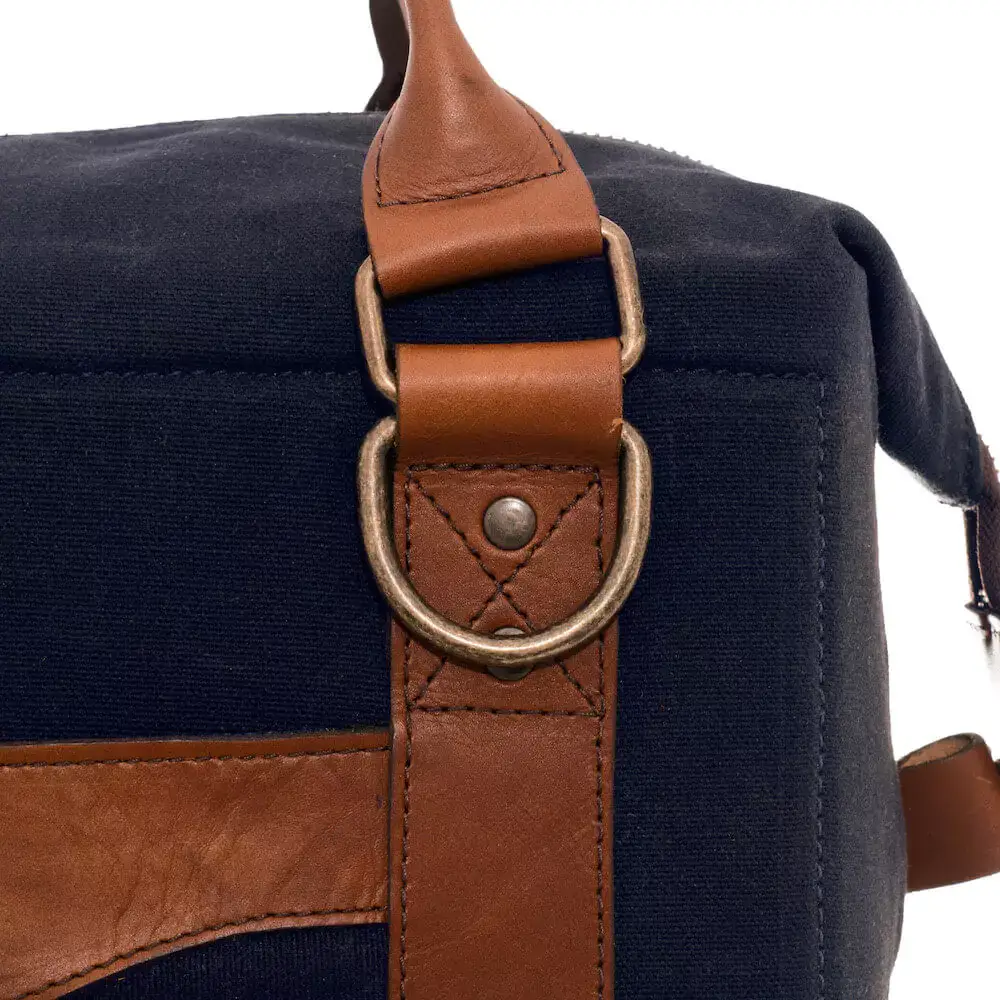 Mission Mercantile Leather Goods – Engroshandel Køletaske – Hvid Wing Voksbehandlet lærred Cooler22